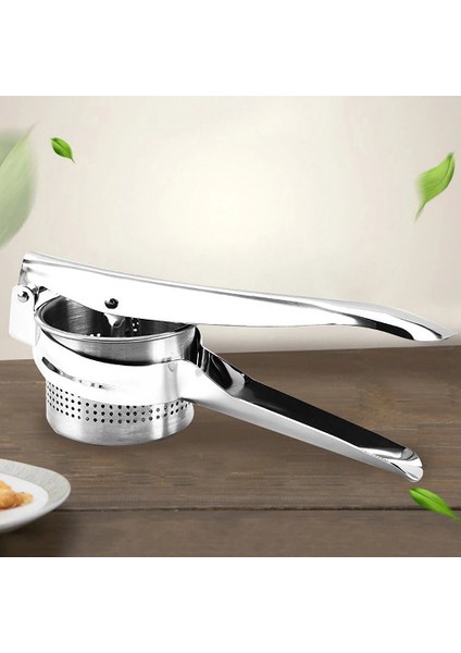 Gümüş Paslanmaz Çelik Meyve Sebze Baskı Sıkacağı Sıkacağı Patates Sıkacağı Ezici Sarımsak Baskı Makinesi Mutfak Pişirme Araçları (Yurt Dışından) fiyatları