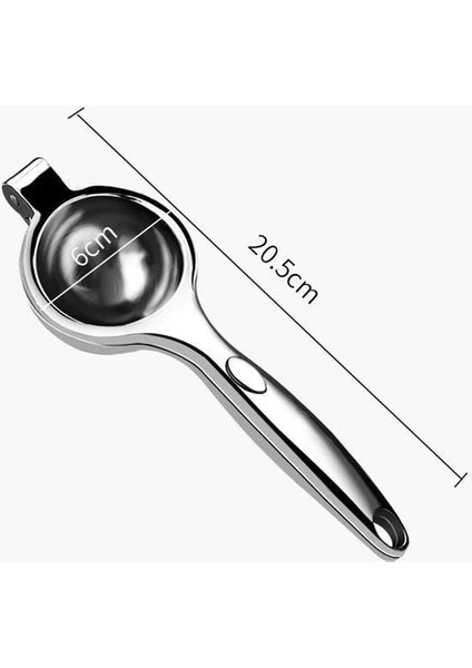 Gümüş Orta Paslanmaz Çelik Kireç Sıkacağı Basın Limon Portakal Sıkacağı Narenciye Meyve Sıkacağı Mutfak Bar Mutfak Robotu Gadget Mutfak Araçları (Yurt Dışından)