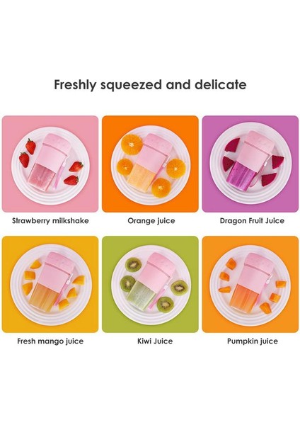 Mavi Taşınabilir Blender Taze Meyve Suyu Blender Bardak Smoothie Maker USB Şarj Edilebilir Taşınabilir Seyahat Mini Buz Karıştırıcı Elektrikli Smoothie (Yurt Dışından)