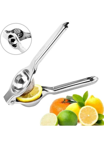 Sliver-1pc Gümüş Manuel Narenciye Sıkacağı Paslanmaz Çelik Metal Sıkacağı Sıkacağı Meyve Portakal Limon Mutfak Aracı Ev Aksesuarları (Yurt Dışından) indirimleri