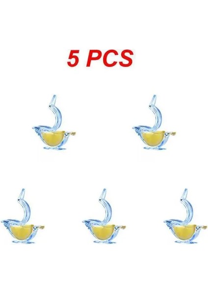 Mavi 5 Adet 5/8/10 Adet Uygun Araç Taşınabilir Limon Tutam Pratik Meyve Güvenliği Mutfak Moda Sıkacağı Aşınmaya Dayanıklı Akrilik Basit (Yurt Dışından)