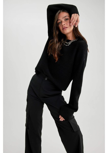 Defacto Kadın Kazak - H6905AZ/BK27