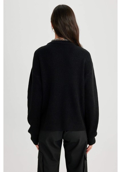 Defacto Kadın Kazak - H6905AZ/BK27 fırsatları