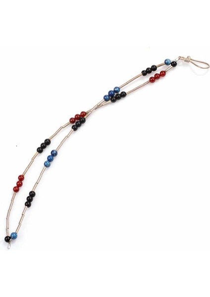 925 Ayar Gümüş Lapis, Garnet ve Onix Taşlı Şarnel Bileklik