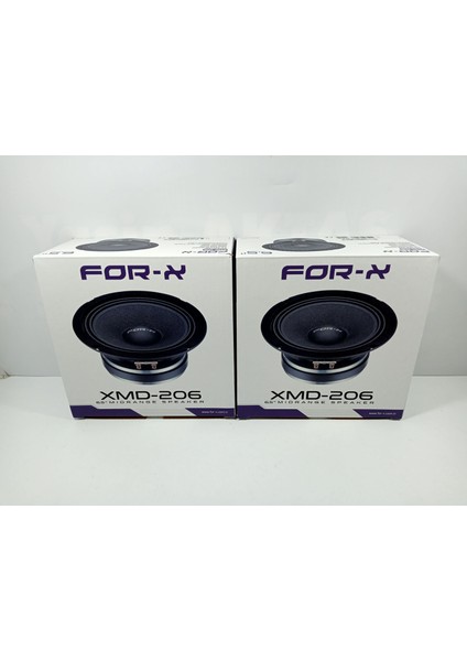 16CM Midrange – For-X 300W 150RMS Midrange Hoparlör – For-X XMD-206 Prof Midrange