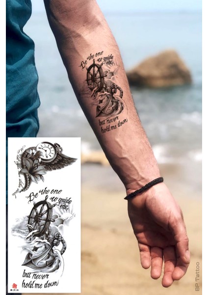 BP Tattoo Çapa ve Yazılı Geçici Dövme