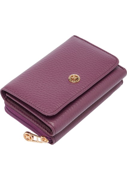 Mor Hakiki Deri Kadın Cüzdan - S1CB00005798-U9A
