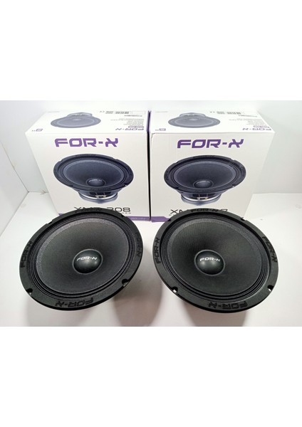 20CM Midrange – For-X 400W 200RMS Midrange Hoparlör – For-X XMD-208 Prof Midrange