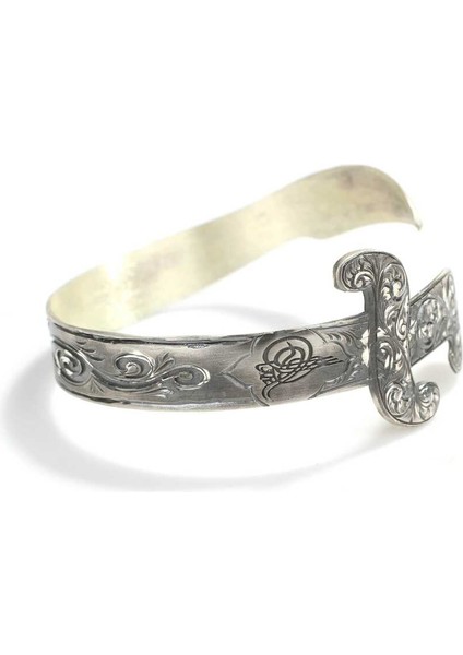 925 Ayar Gümüş İşlemeli Bilezik fiyatları