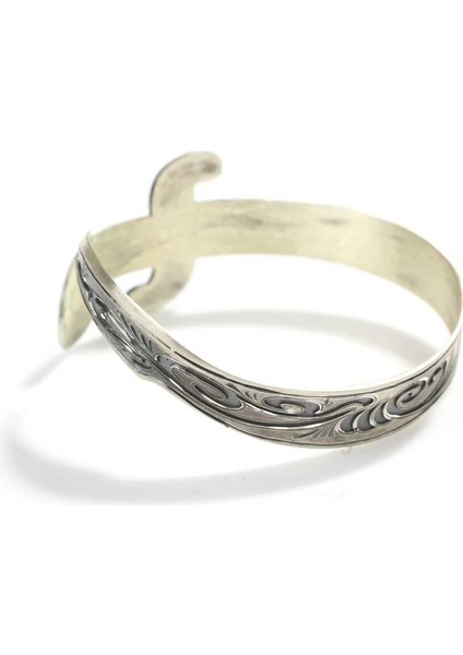 925 Ayar Gümüş İşlemeli Bilezik fırsatları