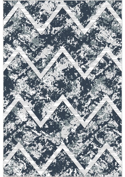 Dijital Salon Halısı Trend Keçe Kaymaz Taban Iskandinav Roxanne Mavi fiyatları