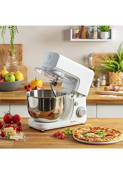 QA1501 Masterchef Essential Planet Mikser, 800 W, 4,8 Litre, 6 Vitesli Paslanmaz Çelik Mutfak Robotu