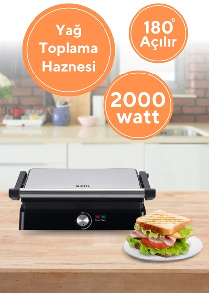 Izgara ve Tost Makinesi Ttm-03