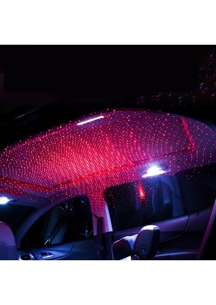 Araç Içi USB Ayak Altı Tavan LED Aydınlatma Disko Işık Ev Oda Dekorasyon Gece Lambası