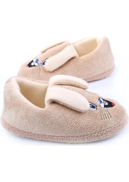 Çocuk Peluş Içi Tüylü Yumuşak Rahat Kaydırmaz Panduf Ev Ayakkabısı Kreş Ayakkabısı Unisex Kız Erkek 1031-124-0003 modelleri