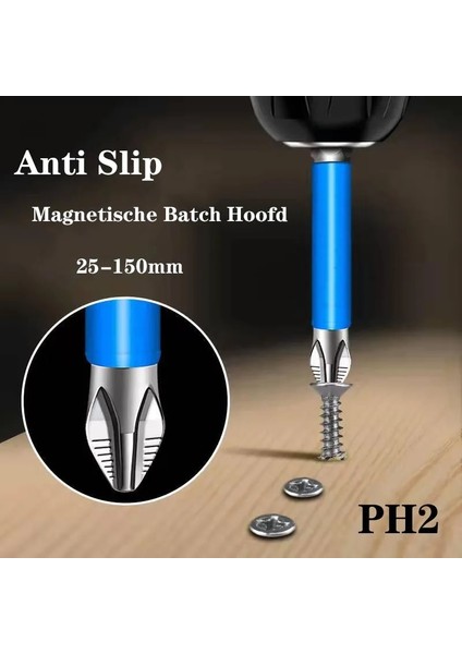 Kahverengi Altıgen Altıgen Saplı Manyetik Kaymaz Uzun Erişimli Elektrikli Tornavida 25-150MM Uçları Hassas Ph2 Tek Phillips/çapraz Kafa Elektrikli El Aletleri (Yurt Dışından) fiyatları