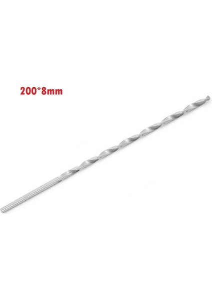 1 Adet 8mm 4 Adet 200MM Ekstra Uzun Hss Matkap Uçları Yüksek Hız Çelik Mini Büküm Matkap Delik Testere Metal Delme Araçları Matkap Ucu 2/3/4/5/6/7mm (Yurt Dışından)