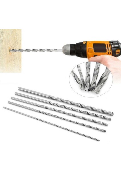 1 Adet 8mm 4 Adet 200MM Ekstra Uzun Hss Matkap Uçları Yüksek Hız Çelik Mini Büküm Matkap Delik Testere Metal Delme Araçları Matkap Ucu 2/3/4/5/6/7mm (Yurt Dışından)