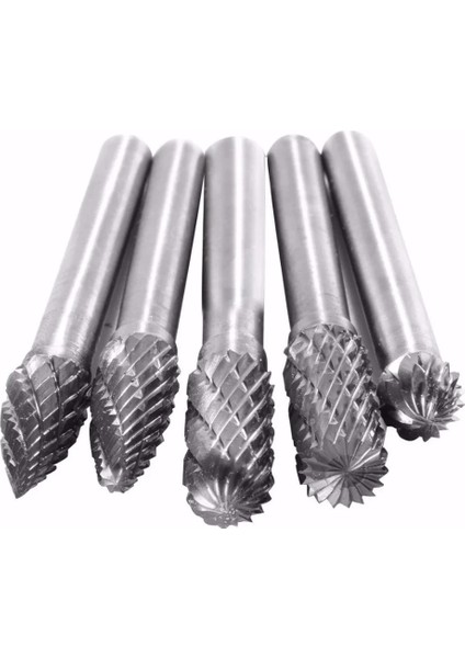 Adefg 5 Adet 6X8MM Tungsten Karbür Çapak Oyma Bit Çift Kesici Döner Çapak Seti Dosya Öğütücü Kesici Uçları Acdfg/adefg/adfgl (Yurt Dışından)