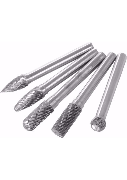 Adefg 5 Adet 6X8MM Tungsten Karbür Çapak Oyma Bit Çift Kesici Döner Çapak Seti Dosya Öğütücü Kesici Uçları Acdfg/adefg/adfgl (Yurt Dışından)