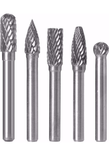 Adefg 5 Adet 6X8MM Tungsten Karbür Çapak Oyma Bit Çift Kesici Döner Çapak Seti Dosya Öğütücü Kesici Uçları Acdfg/adefg/adfgl (Yurt Dışından)