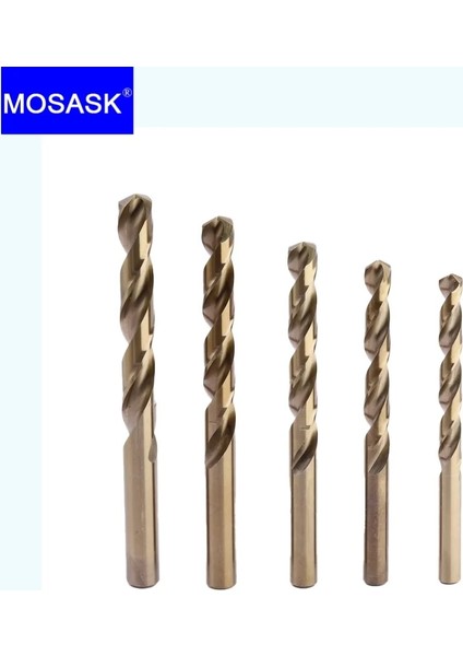 10 Adet 1.5mm, Düz Şaft Mosask Hss M35 Yüksek Hız Çeliği 1.0 - 13.0 mm Kobalt Kaplamalı Düz Şaft Standart Uzunluk Matkap Uçları Seti Cnc Delme Kesici (Yurt Dışından)