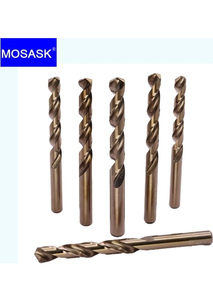 10 Adet 1.5mm, Düz Şaft Mosask Hss M35 Yüksek Hız Çeliği 1.0 - 13.0 mm Kobalt Kaplamalı Düz Şaft Standart Uzunluk Matkap Uçları Seti Cnc Delme Kesici (Yurt Dışından)