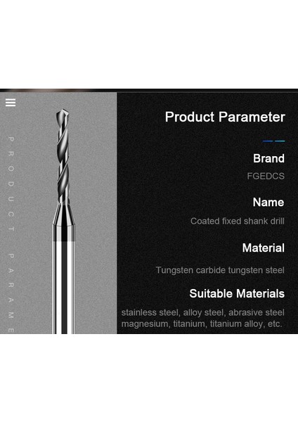 D0.2X4LXD3 Karbür Alaşımlı Matkap Tungsten Çelik Sert Paslanmaz Büküm Ucu D3 Saplı Mikro Çaplı Katı Monolitik Metal Matkap Cnc Makinesi Için (Yurt Dışından)