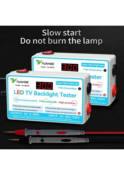 24W Abd Plug CA-300V LED Lamba Tv Arkaplan Işığı Test Cihazı Çok Amaçlı LED Şeritler Boncuk Test Aracı Kapasite Diyot Gerilim Ölçüm Cihazı (Yurt Dışından) modelleri