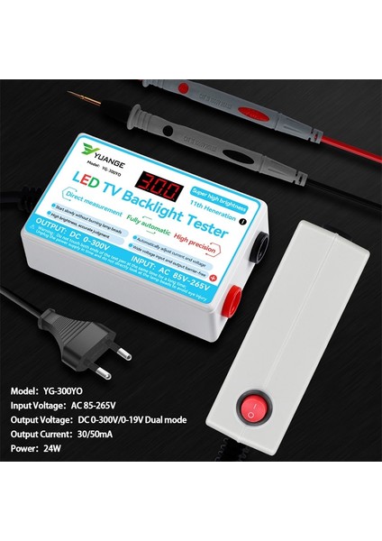 24W Abd Plug CA-300V LED Lamba Tv Arkaplan Işığı Test Cihazı Çok Amaçlı LED Şeritler Boncuk Test Aracı Kapasite Diyot Gerilim Ölçüm Cihazı (Yurt Dışından) indirimleri