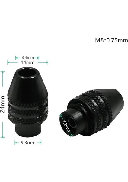 01 Anahtarsız Matkap Chuck Mini Hızlı Değişim Matkap Chuck 0.3-3.2mm Tornavida Darbeli Sürücü Adaptörü Elektrikli Matkap Dönüştürücü Pensler (Yurt Dışından)