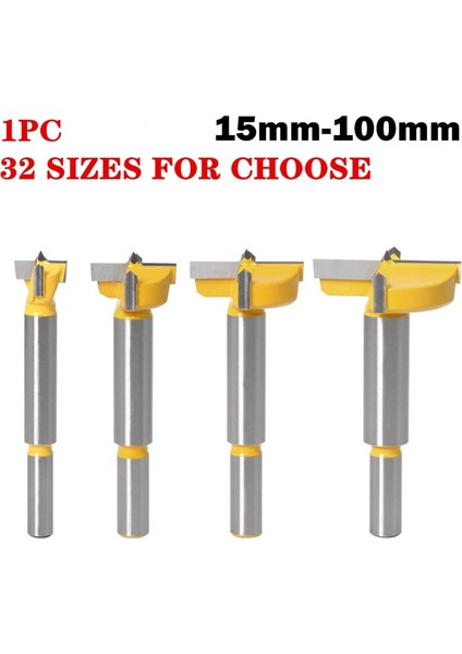 15MM 1 Adet 15-100MM Uzatmak Burgu Matkap Uçları Ahşap Delik Testere Forstner Bit Ağaç Işleme Açacağı Ahşap Kesici Menteşe Pencere Alaşım Kilit (Yurt Dışından)