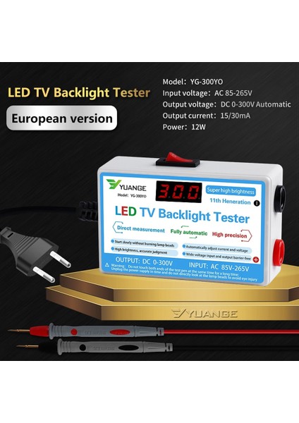 Tip 1 Ab Tak LED Lamba ve Tv Arka Işığı Test Cihazı Çok Amaçlı LED Şeritler Boncuk Test Aracı Ölçüm Aletleri Yeni LED Test Cihazı 0-300V Çıkış (Yurt Dışından) modelleri