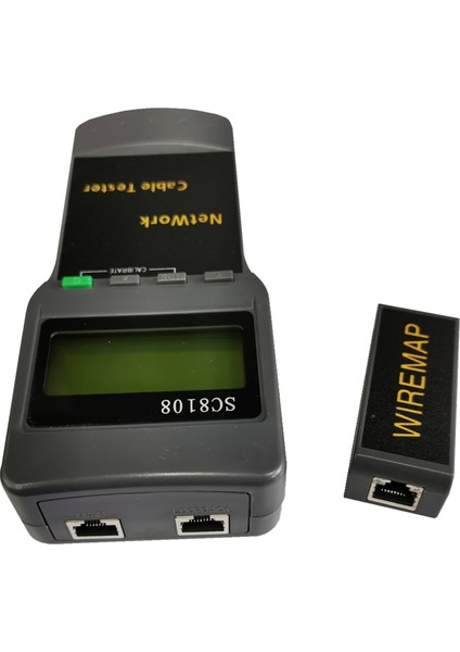 Standart SC8108 Taşınabilir LCD Ağ Test Cihazı Meterlan Ekran RJ45 ile Telefon Kablo Test Cihazı Ölçer (Yurt Dışından)