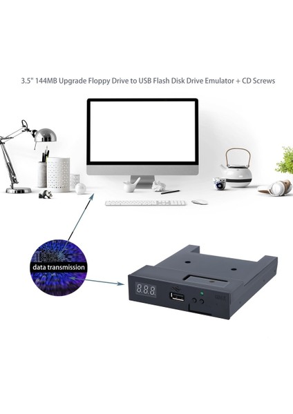 Siyah Siyah SFR1M44-U100K 5 V 3.5 1.44 MB 1000 Disket Sürücü USB Emülatörüne Simülasyon Basit Fiş Müzik Klavyesi Için (Yurt Dışından)