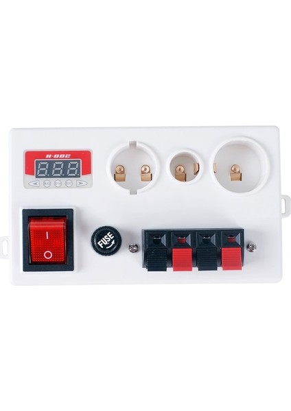Ekran-5port Abd Fişi ile LED Lamba Ampul Test Cihazı Manuel Ayar Gerilimi Düşmeye Dayanıklı Işık Test Kutusu, E27 B22 E14 Lamba Ampulü Için LED Ekranlı (Yurt Dışından)