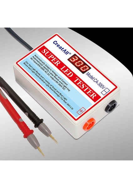 Tip 1 Ab Tak CA-300V LED Lamba Yuvası Işık Çubuğu Tv Arka Işık Test Cihazı LED Şeritler Boncuk Lamba Kurulu Test Aracı Kapasite Diyot Gerilim Testi (Yurt Dışından) indirimleri