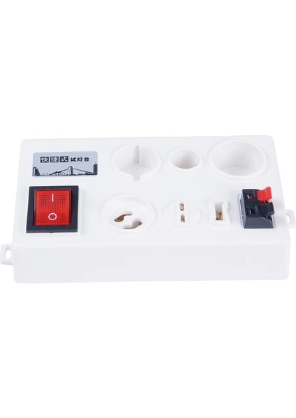 12PORT Ab Tak 12 Port LED Ampul Test Cihazı E27 B22 E14 Lamba Ampul Çok Fonksiyonlu Test Lambası Koruma Güç Ekranı ile Ampul Soket Standı (Yurt Dışından)