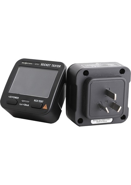 ST02 Abd Fişi Dijital Soket Test Cihazı Pro Ab Fiş Gerilimi Gfcı Rcd Prizler Çıkış Elektrik Devre Frenleyici Bulucu Test Topraklama Sıfır Ingiltere Au Abd (Yurt Dışından) indirimleri