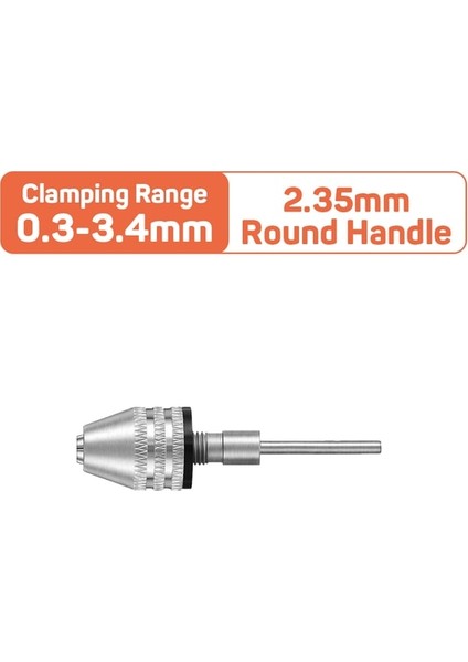 0.3-3.4 Yuvarlak Matkap Chuck Anahtarsız Tornavida Darbeli Sürücü Adaptörü Elektrikli Mikro Motor Kelepçe Mini Ayna Fikstürü Hex Shank Matkap Uçları Adaptörü (Yurt Dışından)