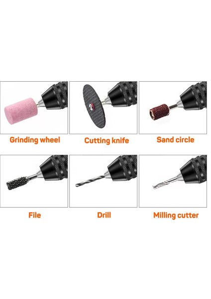 0.3-3.4 Yuvarlak Matkap Chuck Anahtarsız Tornavida Darbeli Sürücü Adaptörü Elektrikli Mikro Motor Kelepçe Mini Ayna Fikstürü Hex Shank Matkap Uçları Adaptörü (Yurt Dışından)