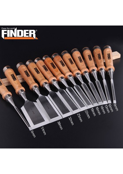 Düz Keski 16MM Profesyonel Keskiler Ahşap Araçları Keski Kalemtıraş Oyma Bıçağı Ağaç Işleme Marangoz Araçları Oyma Ahşap Graver 6-51MM (Yurt Dışından)