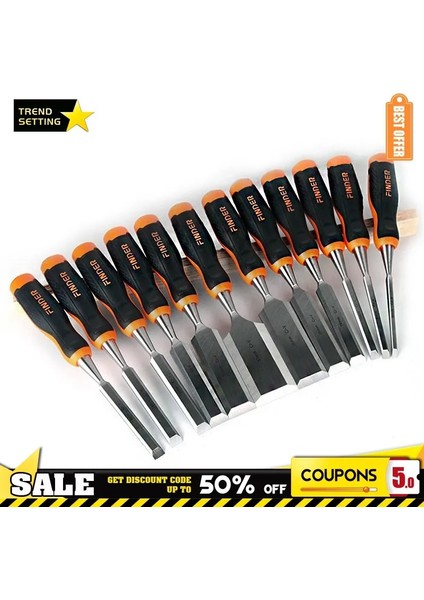 14MM 1 Adet Marangozluk Düz Keski Tpr Plastik Fiber Kolu Dıy Ahşap Araçları Ağaç Işleme Düzlem Oyma Bıçağı (Yurt Dışından)