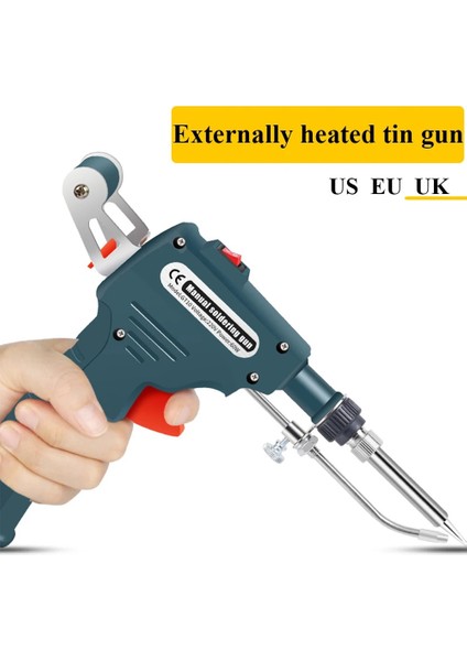 Yeşil Harici Isı Ab Fişi 220V Elektrikli Havya 110V/220V 60W Abd/ab/ingiltere Tak El Tipi Dahili Isıtma Otomatik Olarak Teneke Tabancası Kaynak Onarım Araçları Gönder (Yurt Dışından) fırsatları