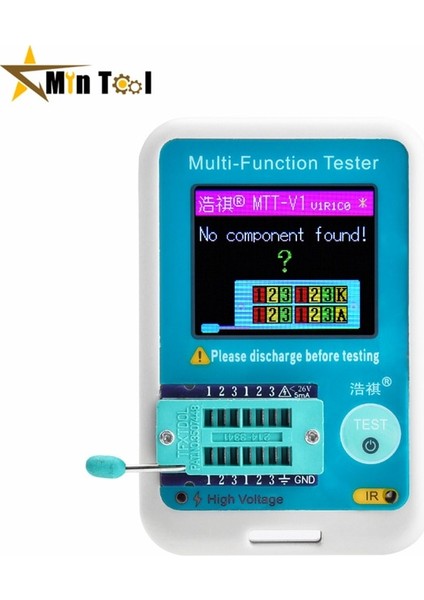 Lcr-Tc2 Lcr-Tc2 V2.3e /mtt-V1 Esr Metre Transistör Test Cihazı Renkli Ekran Tft Diyot Triyot Kapasite Scr Endüktanstriodetransistör (Yurt Dışından)