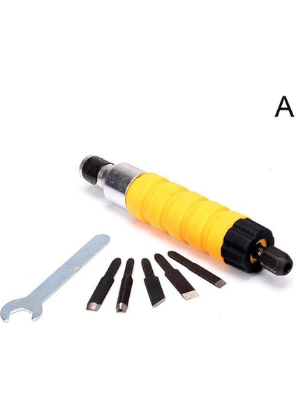 Bir Çelik Elektrikli Oyma Makinesi Oyma Keski Aracı Ağaç Işleme Bıçakları ile Oyma Marangoz Aletleri Esnek Kit 5 Mil Wre N1V5 (Yurt Dışından)