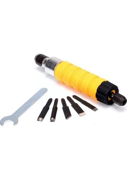 Bir Çelik Elektrikli Oyma Makinesi Oyma Keski Aracı Ağaç Işleme Bıçakları ile Oyma Marangoz Aletleri Esnek Kit 5 Mil Wre N1V5 (Yurt Dışından)