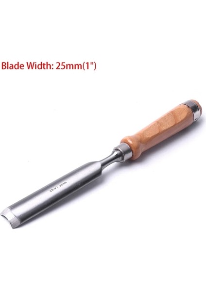 25MM Yarı Dairesel Ağaç Işleme Keski Seti Krom Vanadyum Çelik Marangoz Ahşap Oyma Oyma Keski Aracı (Yurt Dışından)