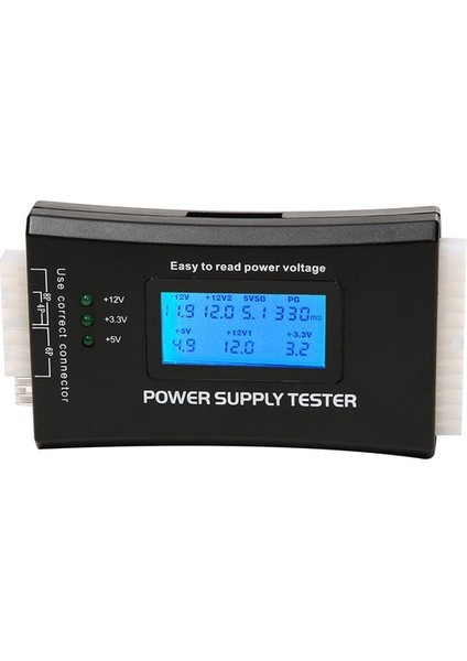 C Dijital LCD Ekran Pc Bilgisayar Güç Kaynağı Test Cihazı Checker Atx Ölçüm Teşhis Test Cihazı Araçları Güç Kaynağı Test Cihazı (Yurt Dışından)