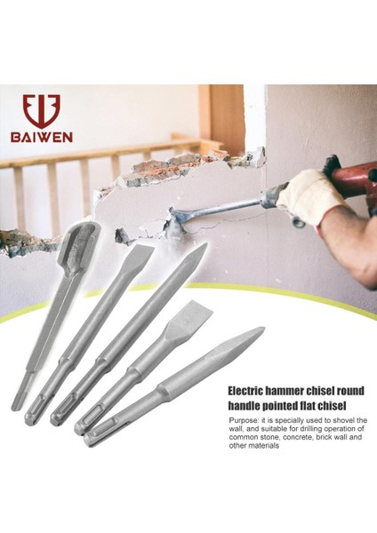210X12MM 1/5 Adet Elektrikli Darbeli Matkap Uçları Sds Artı Noktası Oluk Oyma Düz Keskiler Döner Çekiç Uçları Duvar Beton Delme Araçları (Yurt Dışından) fırsatları